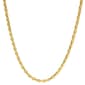 14kt. Gold over Sterling Silver Diamond Cut Rope Chain Necklace - image 1