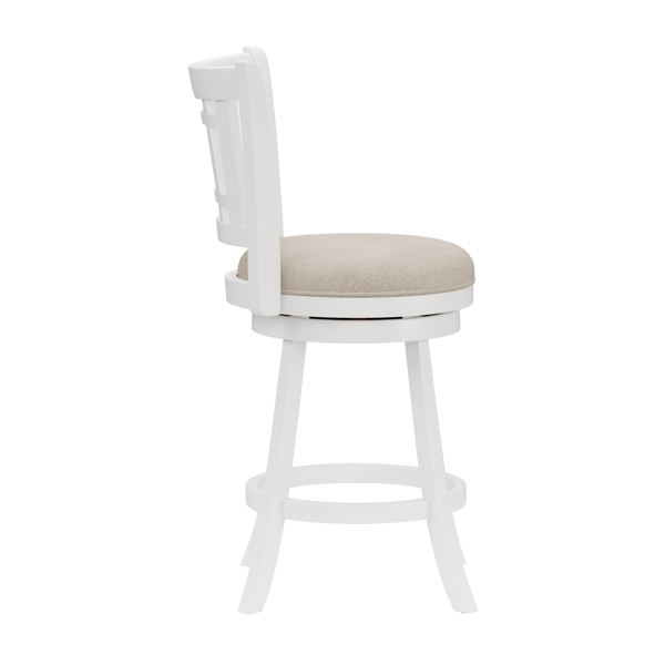HH2 Home Fairfox Counter Height Swivel Stool with Lattice Back