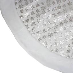 Northlight Seasonal 60in. Sequin  Snowflake Christmas Tree Skirt