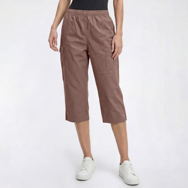 Plus Size Hasting & Smith Canvas Cargo Capris - image 