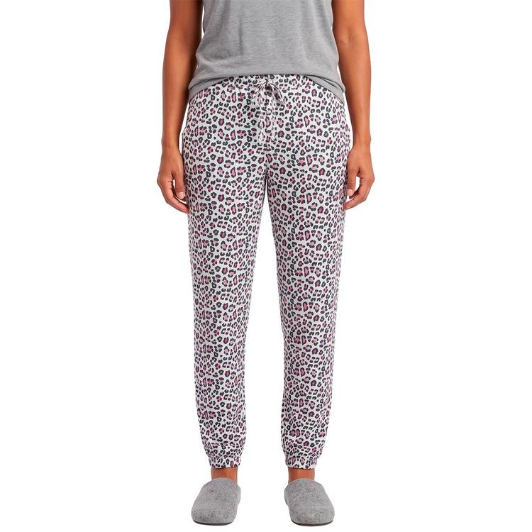 Plus Size Jaclyn Leopard Pajama Bottoms