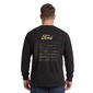Mens Big & Tall Buckhorn River Ford Long Sleeve Tee - Black - image 2