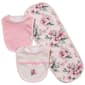 Baby Girl Little Me Dream Floral Bib and Burp Set - image 1