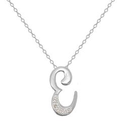 Accents by Gianni Argento Initial E Pendant Necklace