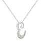 Accents by Gianni Argento Initial E Pendant Necklace - image 1