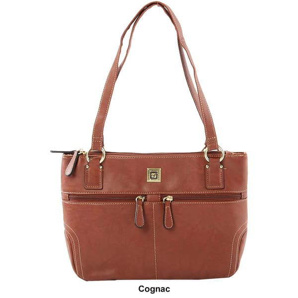 Stone Mountain Crunch Leather East/West Tote