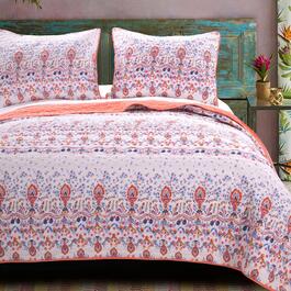 Greenland Home Fashions&#40;tm&#41; Amber Ayurveda-Inspired Quilt Set
