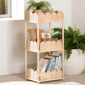 bali & pari Brooks Natural Rattan 3-Tier Storage Shelf - image 7