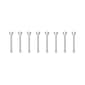 22 Gauge Stainless Steel 9pc. Nose Stud Set - image 2