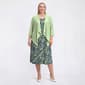 Plus Size Connected Apparel Floral Eyelet Jacket Dress - image 1