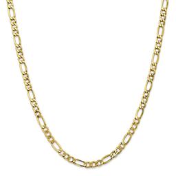 Mens Gold Classics™10kt. 4.1mm 5.35mm 7in. Figaro Chain Bracelet