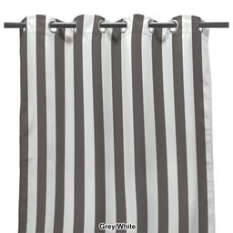 Jordan Manufacturing Outdoor Striped Curtain