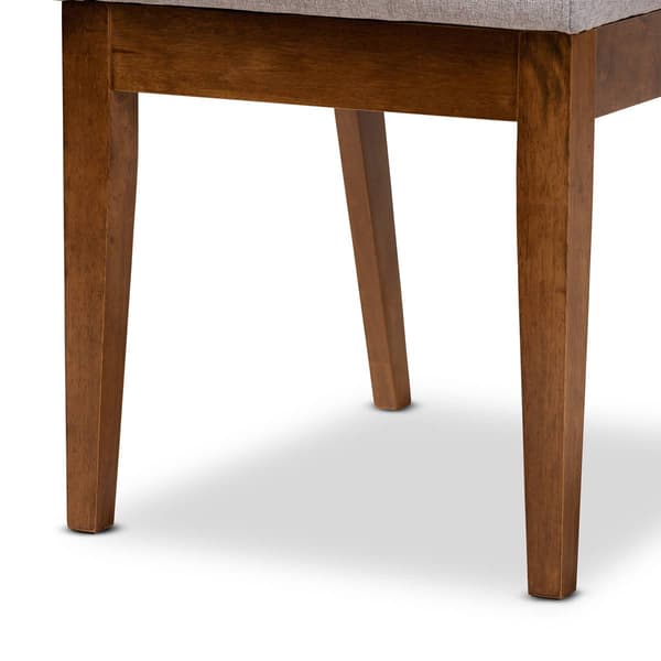 Baxton Studio Suvi Modern Walnut Brown Wood 5pc.Dining Set