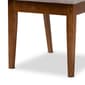 Baxton Studio Suvi Modern Walnut Brown Wood 5pc.Dining Set - image 6
