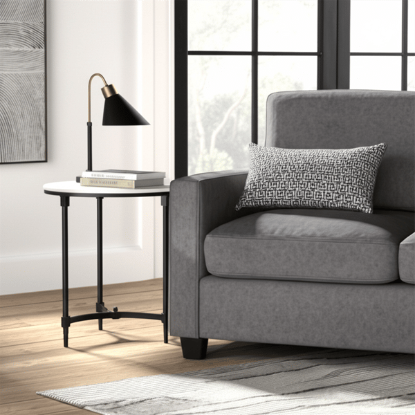 Sagebrook Home 20in. Winslow Marble Top Accent Table