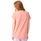 Womens HUE&#174; Short Sleeve Solid Pajama Tee - image 2