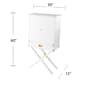 Southern Enterprises Campaign Tall Bar Cabinet w/ Storage - image 5