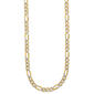 Gold Plated over Sterling Silver Figaro Chain Necklace - image 3