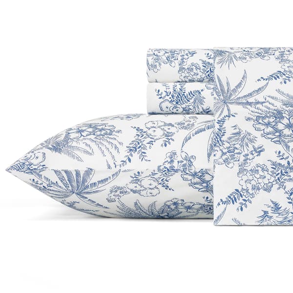 Tommy Bahama Pen And Ink Palm 200TC 4pc. Sheet Set - image 