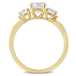 Diamond Classics™ 10kt. Yellow Gold Moissanite Ring