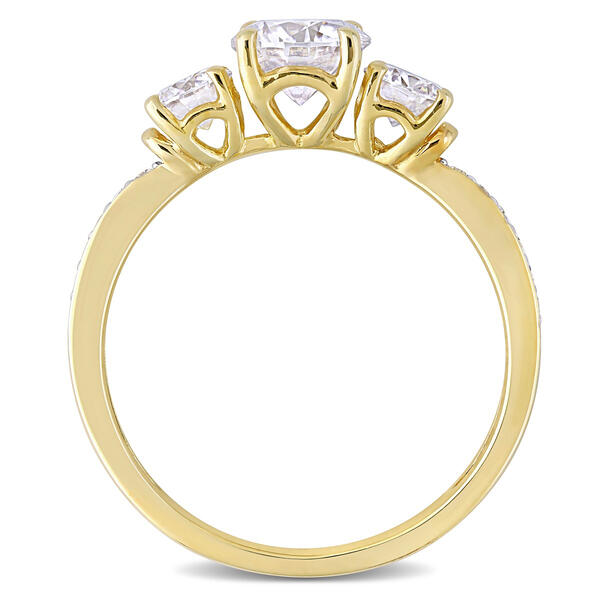 Diamond Classics&#8482; 10kt. Yellow Gold Moissanite Ring