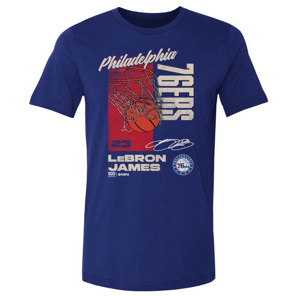 Mens NBA Lebron James 76ers All Net Short Sleeve Tee - image 