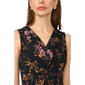 Womens MSK Sleeveless Floral V-Neck Twist Front Midi Dress - image 5