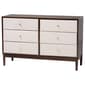 Baxton Studio Nikolai Mid-Century Wood 6-Drawer Dresser - image 1