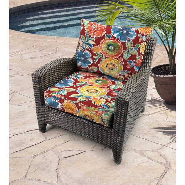 Jordan Colsen Berry 2pc. Outdoor Deep Seat Cushions