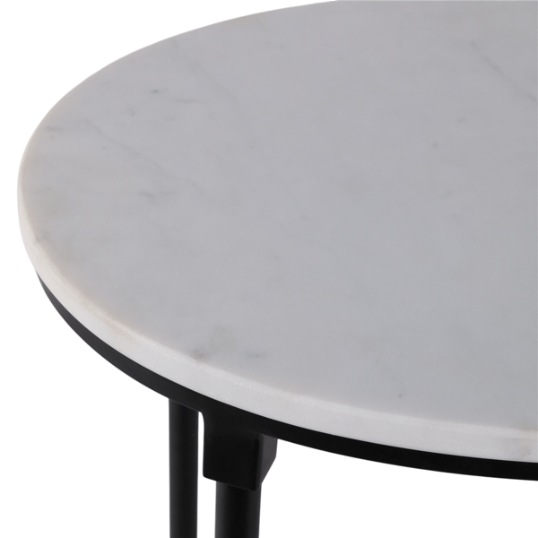Sagebrook Home 20in. Winslow Marble Top Accent Table