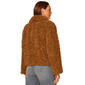 Womens Democracy Drop In Pocket Faux Fur Woven Jacket - image 2