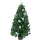 Northlight 3ft. Fiber Optic Christmas Tree with Snowflakes - image 1