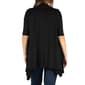 Plus Size 24/7 Comfort Apparel Elbow Sleeve Cardigan - image 3