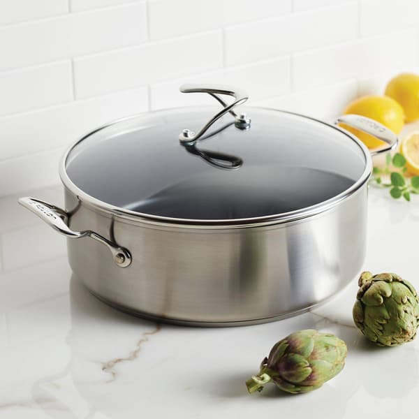 Circulon&#174; 7.5qt. Stainless Steel Stockpot