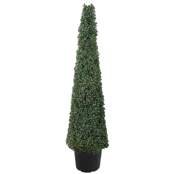 Northlight Seasonal 4ft.Two-Tone Artificial Boxwood Topiary Tree