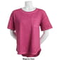 Petite Architect&#174; Cap Sleeve Pigment Dyed One Pocket Tee - image 3