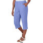 Womens Alfred Dunner Summer Breeze Double Gauze Capri Pants - image 2