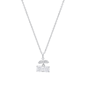 Saffron 1ctw. Moissanite Diamond Twin Cherry Pendant Necklace - image 1