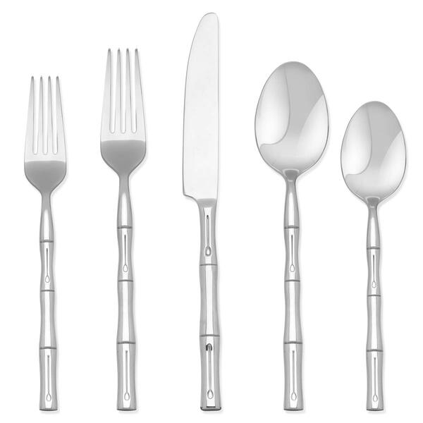 Hampton Forge Bamboo 20pc. Flatware Set - image 