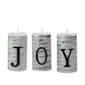 Northlight Battery Operated JOY Christmas LED Candle Set - image 1