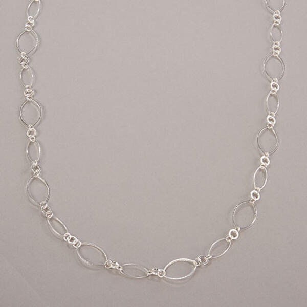 Design Collection 36in. Oval Accent Link Necklace - image 