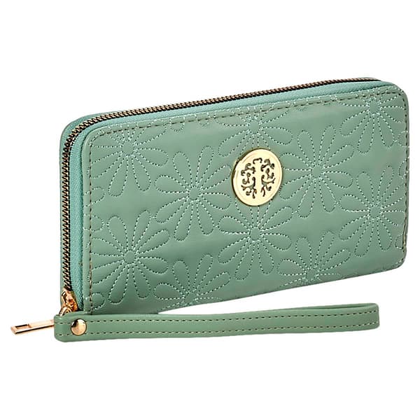 Womens Sasha Floral Quilt Wallet