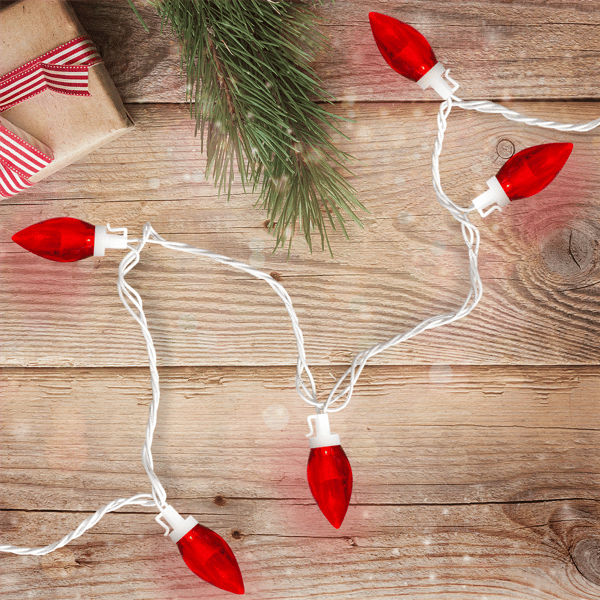 Northlight 16ft. 25ct. Red LED C9 Christmas Lights