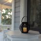 Alpine Solar Dark Brown LED Candle Lantern w/ Shepherd''s Hook - image 4