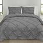 Sweet Home Collection 3pc. Pinch Pleat Pintuck Bedding Set - image 1