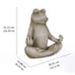 Hi-Line Gift Frog Sitting in Lotus Position Garden Statue - image 10