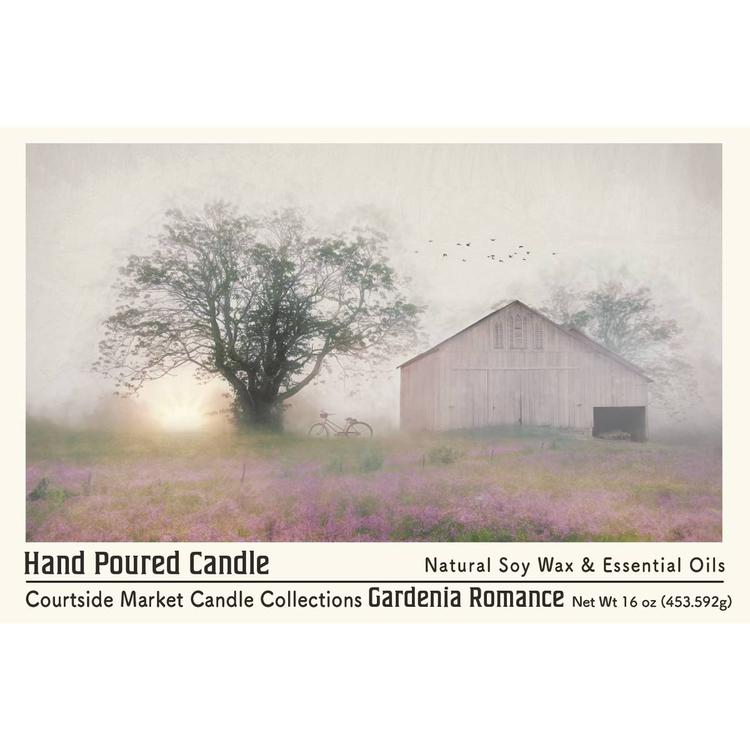 Courtside Market® Sunrise 16oz. Gardenia Romance Jar Candle