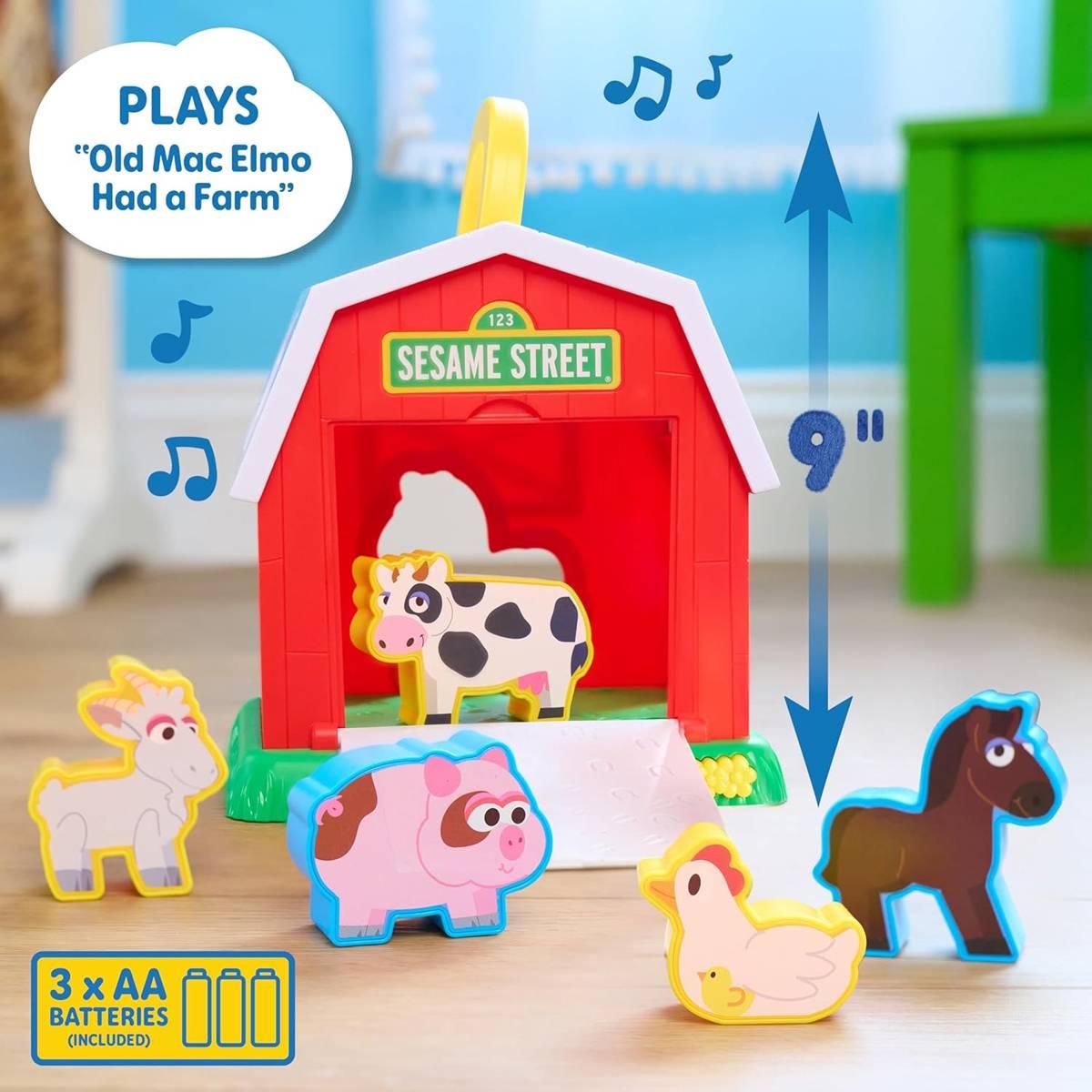 Sesame Street® Elmo''s Learn & Sort Barn