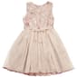 Girls &#40;7-16&#41; Bonnie Jean Sleeveless Floral Mesh Ballerina Dress - image 2