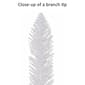 Puleo International 6ft. White Artificial Pine Christmas Tree - image 5